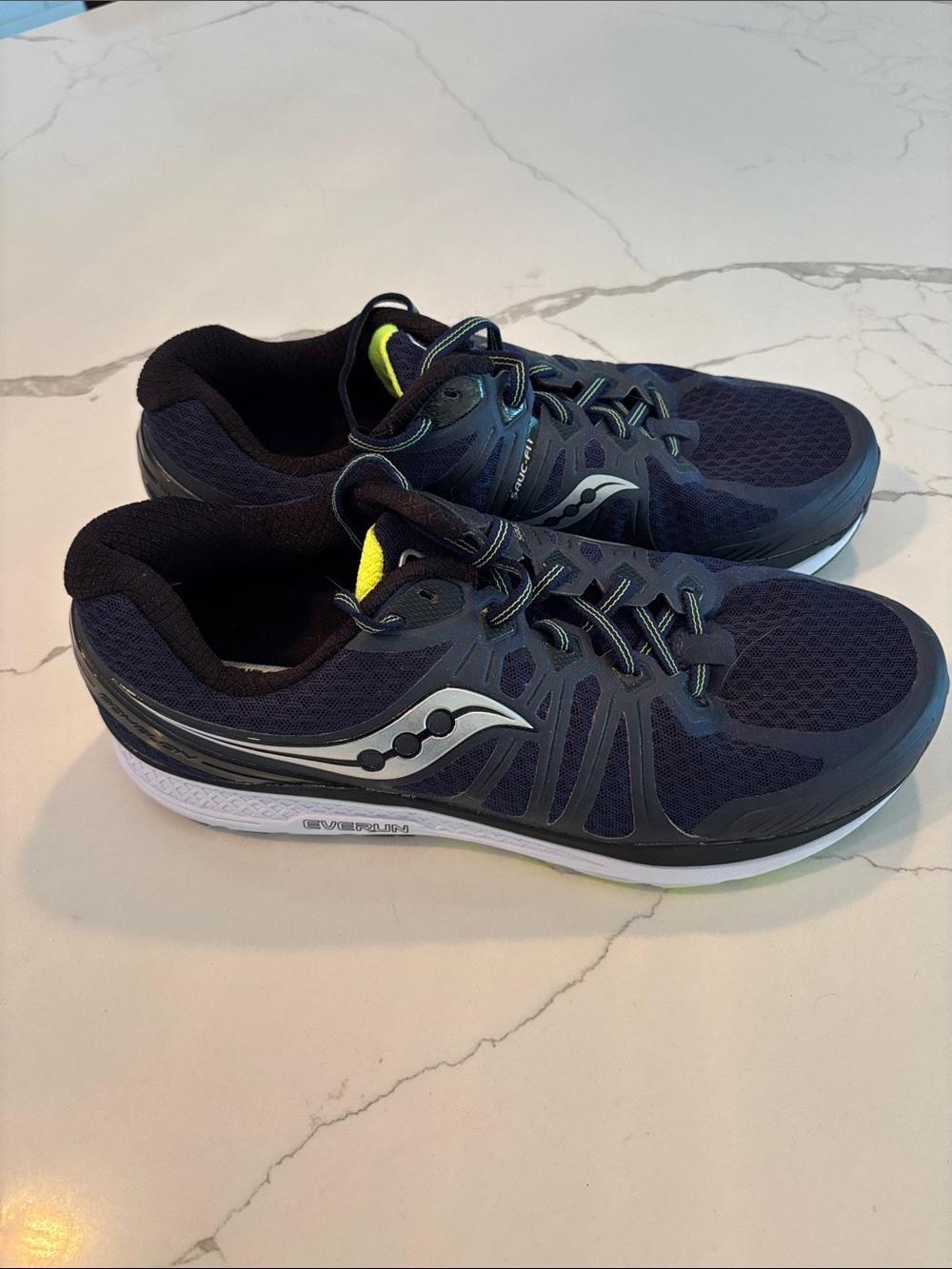 Saucony Men's Echelon Running Shoes- Navy Blue